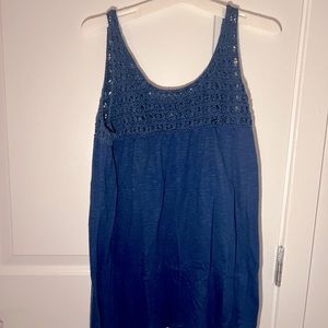 Navy blue tank top